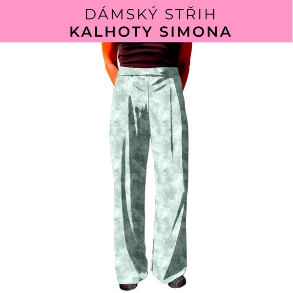 Dámský střih - kalhoty Simona