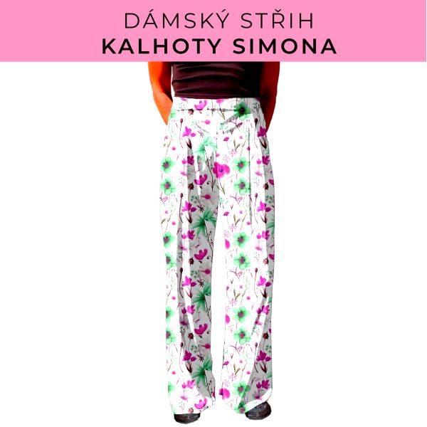 Dámský střih - kalhoty Simona