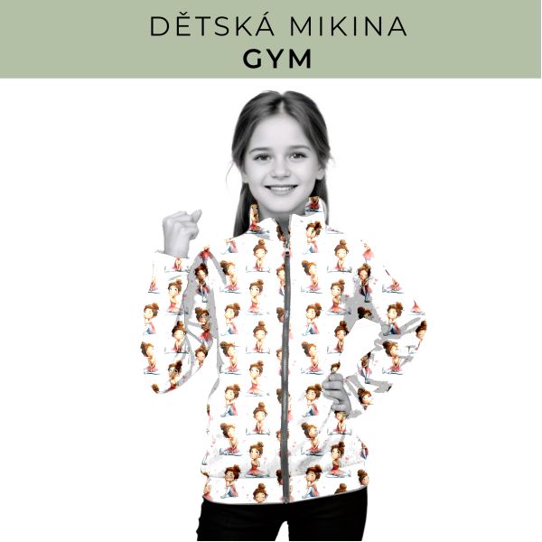 Dětská střih - mikina GYM