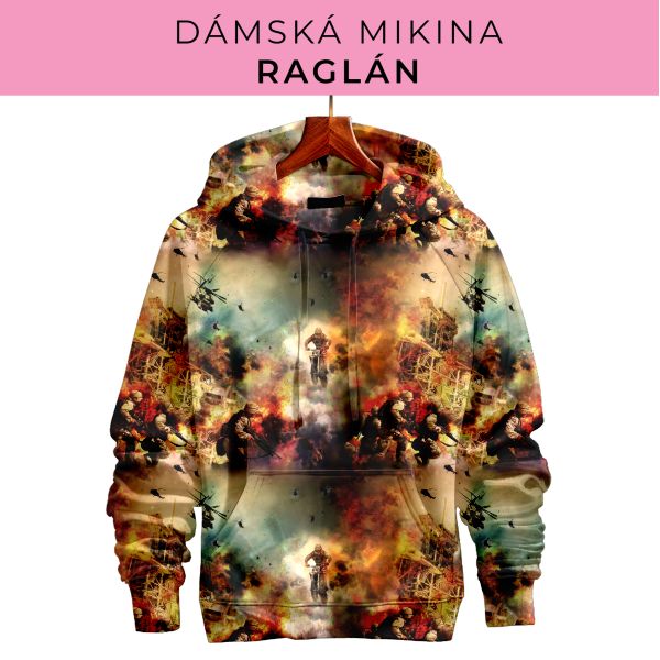 DÁMSKÝ střih - mikina raglán