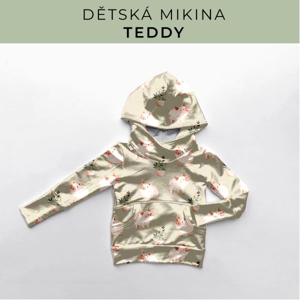 DĚTSKÝ střih - Mikina Teddy