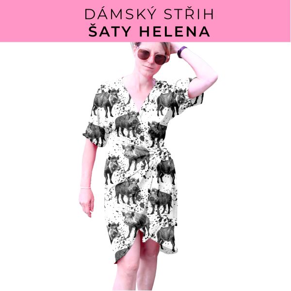 Dámský střih na šaty  Helena