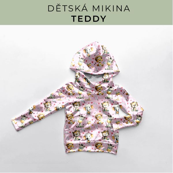 DĚTSKÝ střih - Mikina Teddy