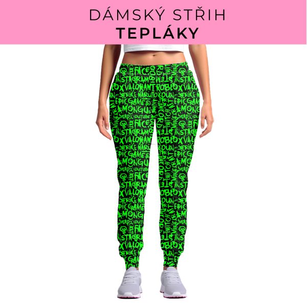 DÁMSKÝ střih - tepláky