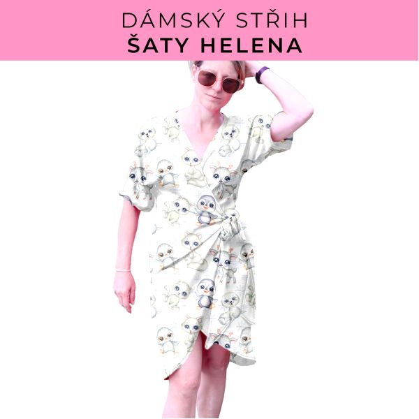 Dámský střih na šaty  Helena