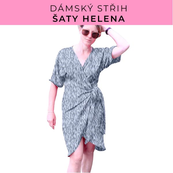 Dámský střih na šaty  Helena