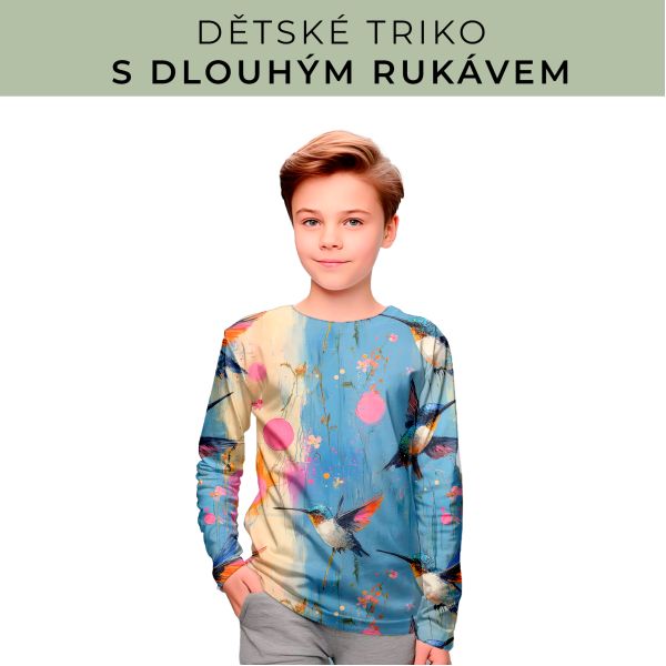DĚTSKÝ střih - triko dlouhý rukáv