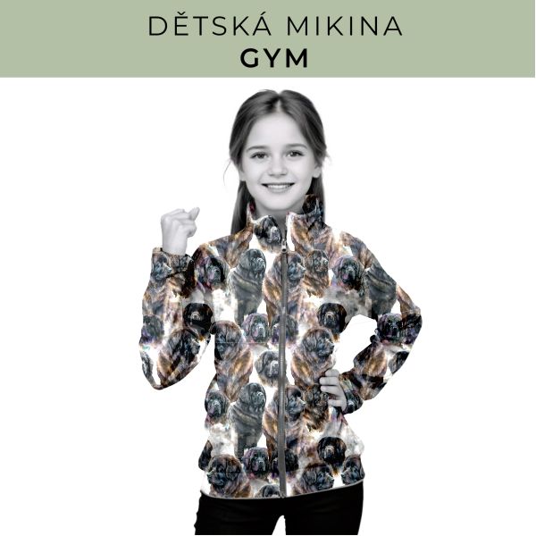 Dětská střih - mikina GYM