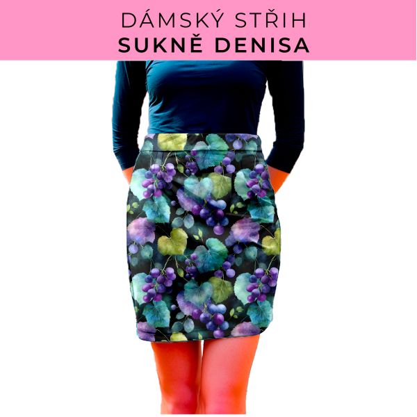 Dámský střih - Dámská sukně Denisa