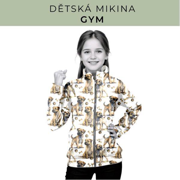 Dětská střih - mikina GYM