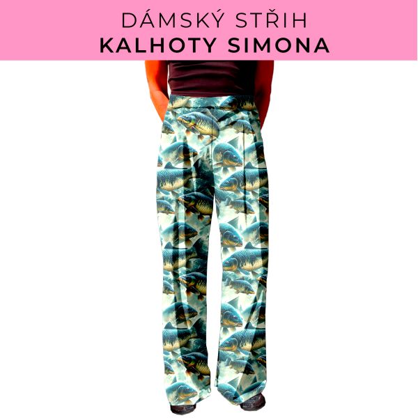 Dámský střih - kalhoty Simona