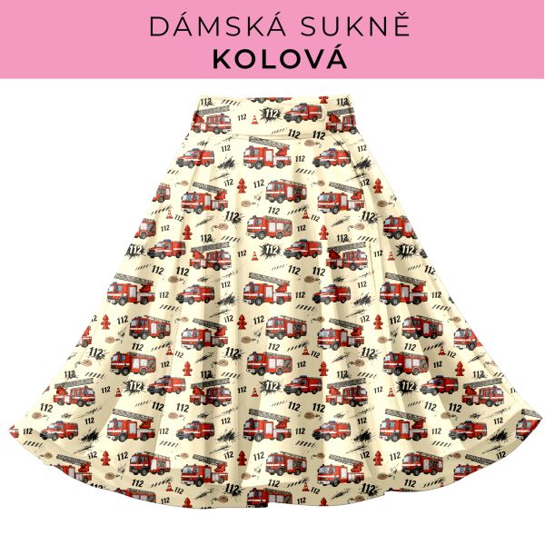 DÁMSKÝ střih - Kolová sukně