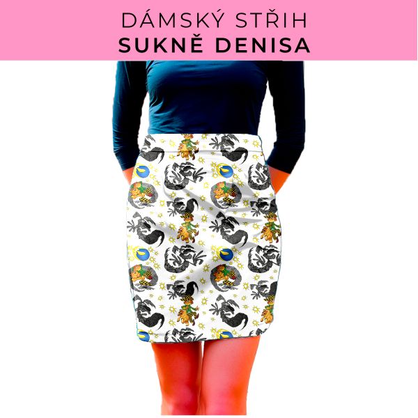 Dámský střih - Dámská sukně Denisa