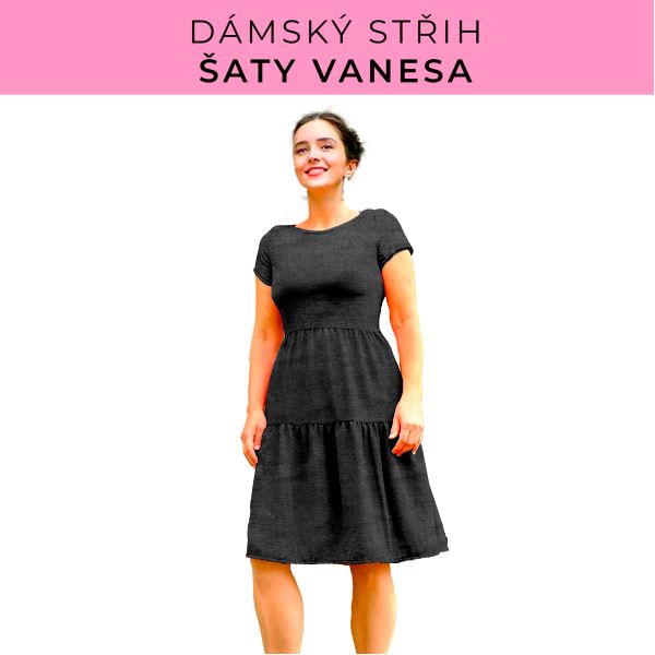 Dámský střih šaty Vanesa