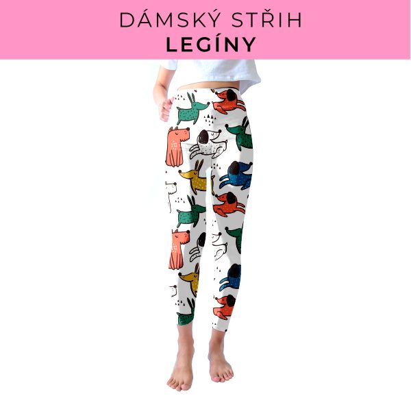 DÁMSKÝ střih - legíny SPORT - SLIM FIT