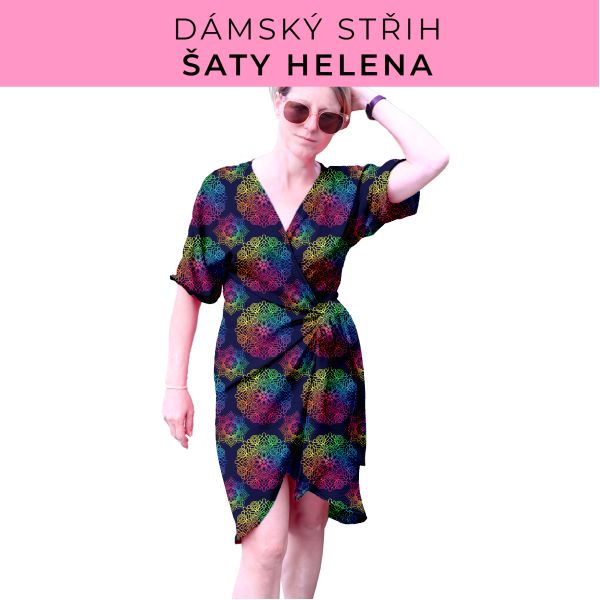 Dámský střih na šaty  Helena