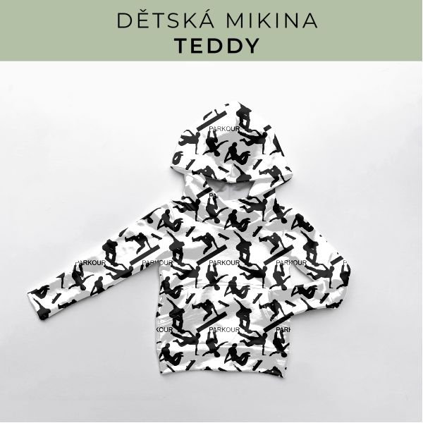 DĚTSKÝ střih - Mikina Teddy
