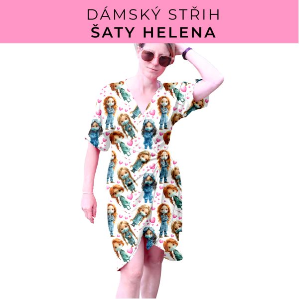 Dámský střih na šaty  Helena