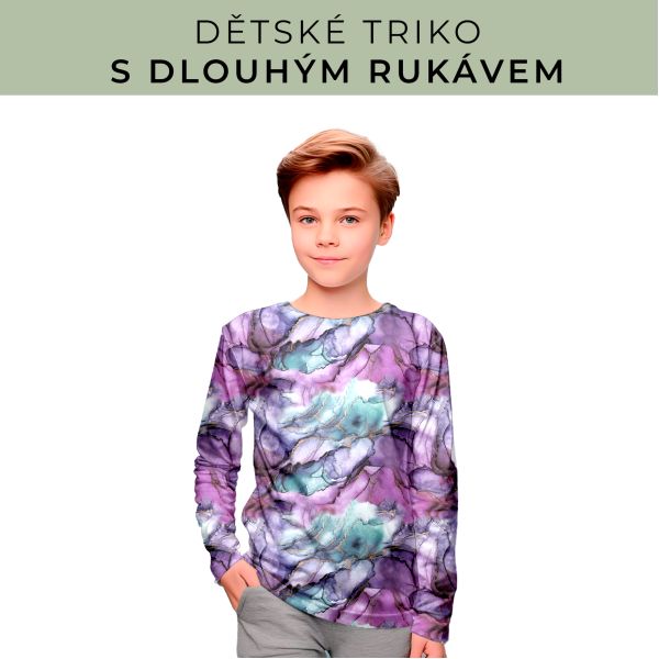 DĚTSKÝ střih - triko dlouhý rukáv