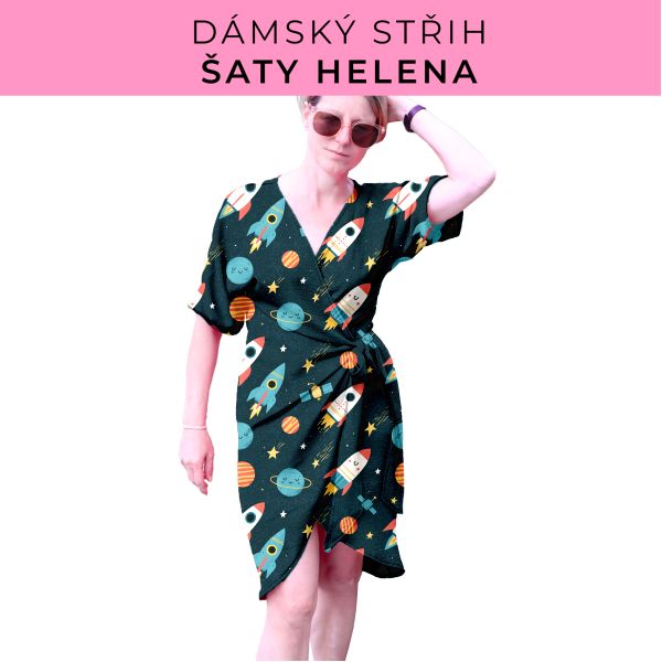Dámský střih na šaty  Helena