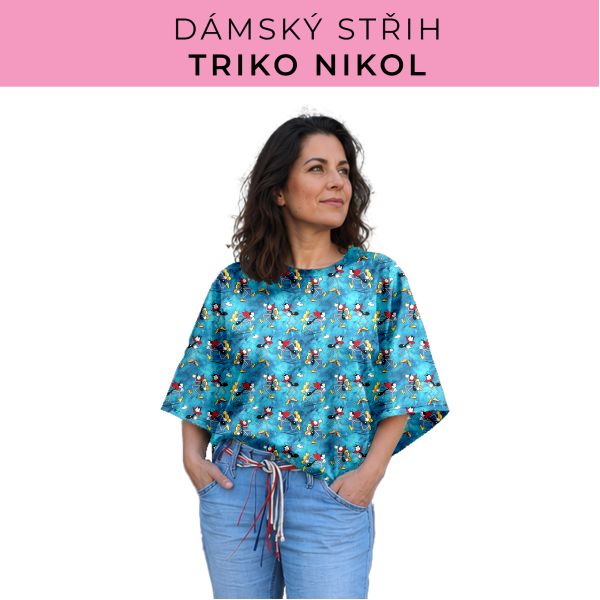 Dámský střih -  triko Nikol