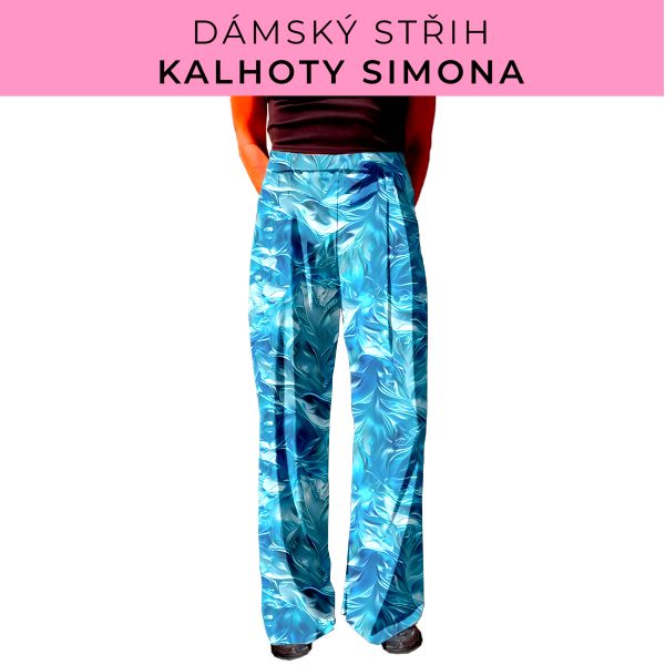 Dámský střih - kalhoty Simona