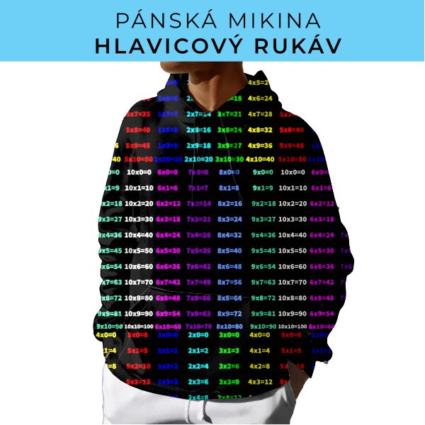 PÁNSKÝ střih - mikina s kapucí
