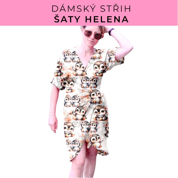 Dámský střih na šaty  Helena