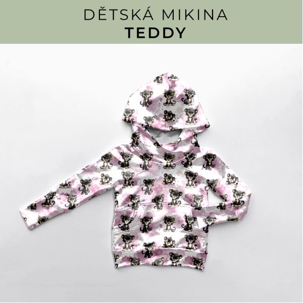 DĚTSKÝ střih - Mikina Teddy