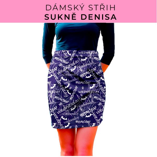 Dámský střih - Dámská sukně Denisa