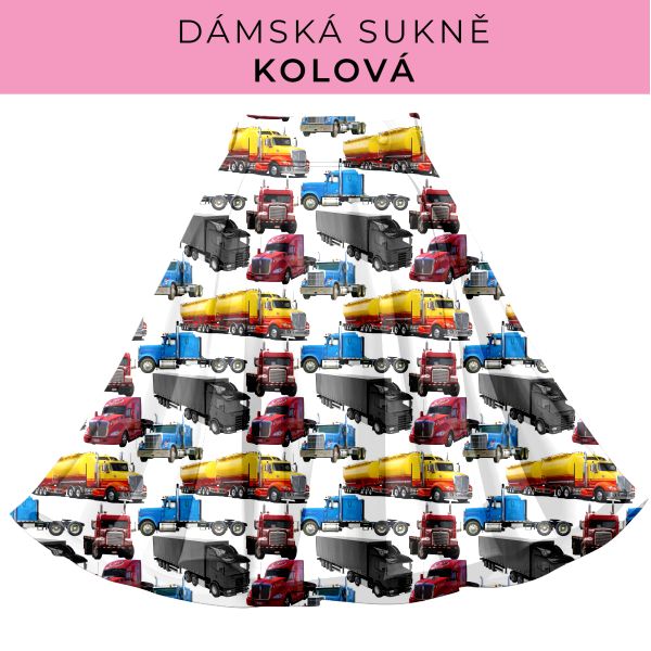 DÁMSKÝ střih - Kolová sukně
