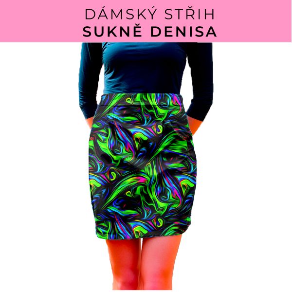 Dámský střih - Dámská sukně Denisa