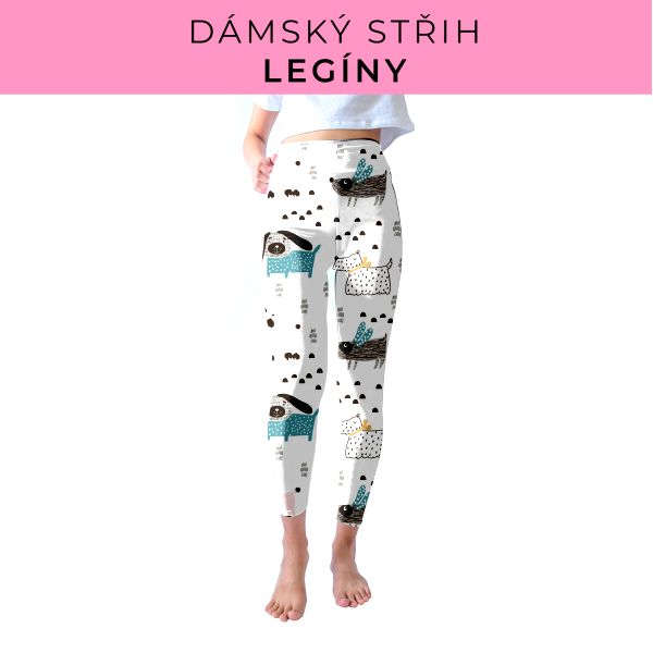 DÁMSKÝ střih - legíny SPORT - SLIM FIT