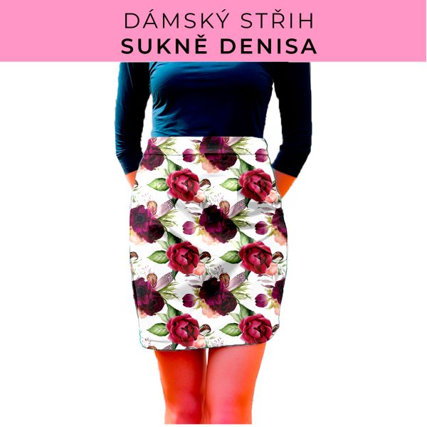 Dámský střih - Dámská sukně Denisa