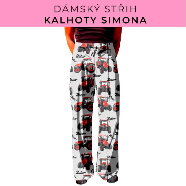 Dámský střih - kalhoty Simona