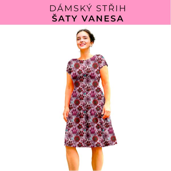 Dámský střih šaty Vanesa