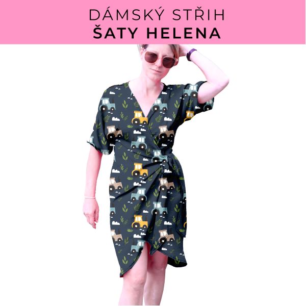 Dámský střih na šaty  Helena