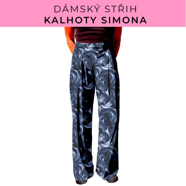 Dámský střih - kalhoty Simona