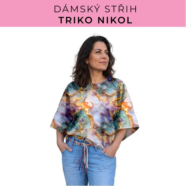 Dámský střih -  triko Nikol