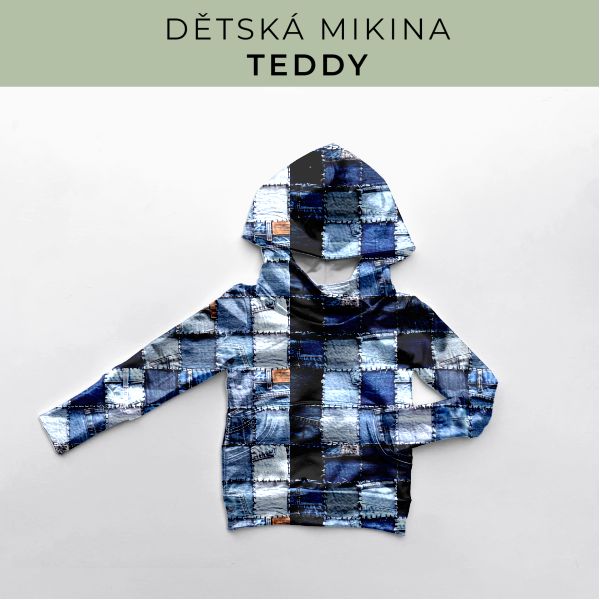 DĚTSKÝ střih - Mikina Teddy