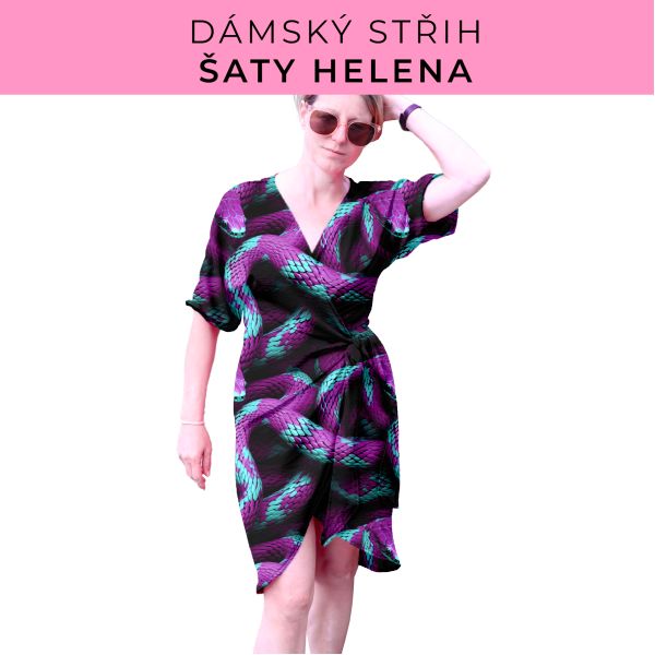 Dámský střih na šaty  Helena