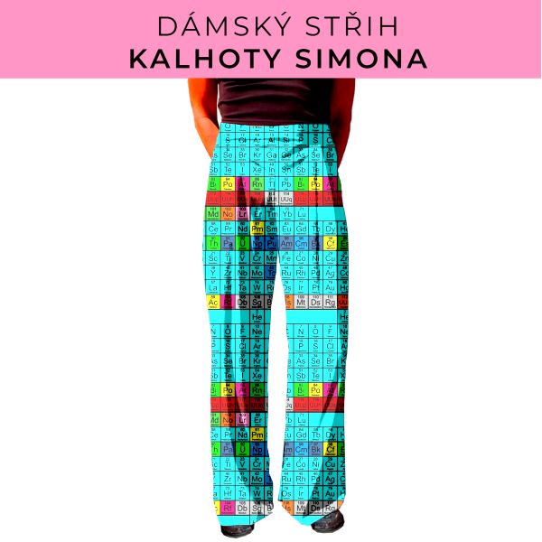 Dámský střih - kalhoty Simona