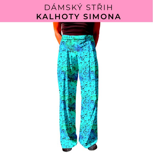 Dámský střih - kalhoty Simona