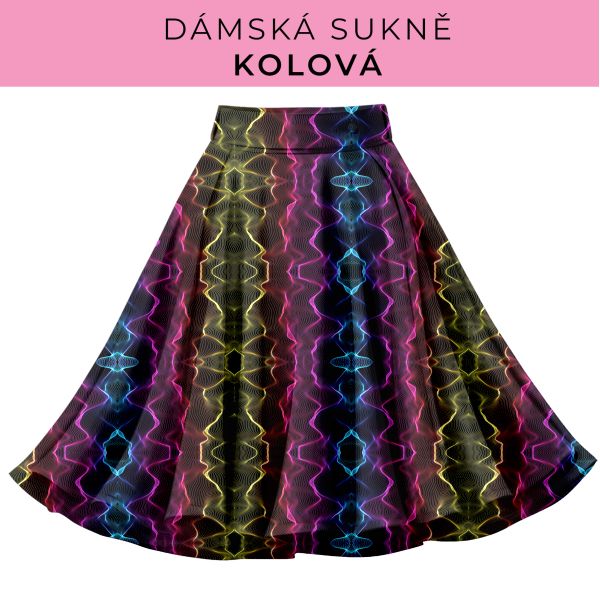 DÁMSKÝ střih - Kolová sukně
