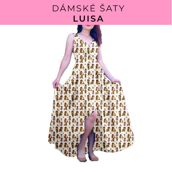 DÁMSKÝ střih - šaty Luisa