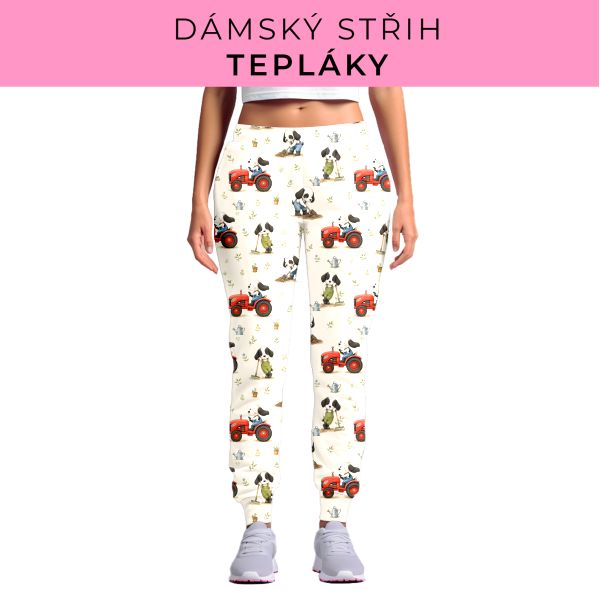 DÁMSKÝ střih - tepláky