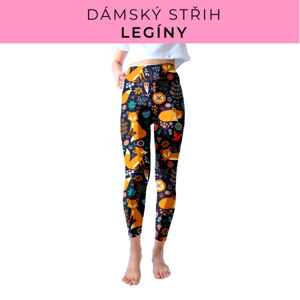 DÁMSKÝ střih - legíny SPORT - SLIM FIT