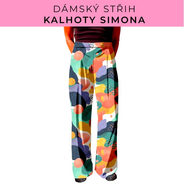 Dámský střih - kalhoty Simona