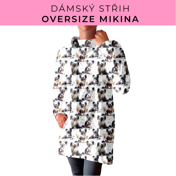 DÁMSKÝ střih - Oversize mikina