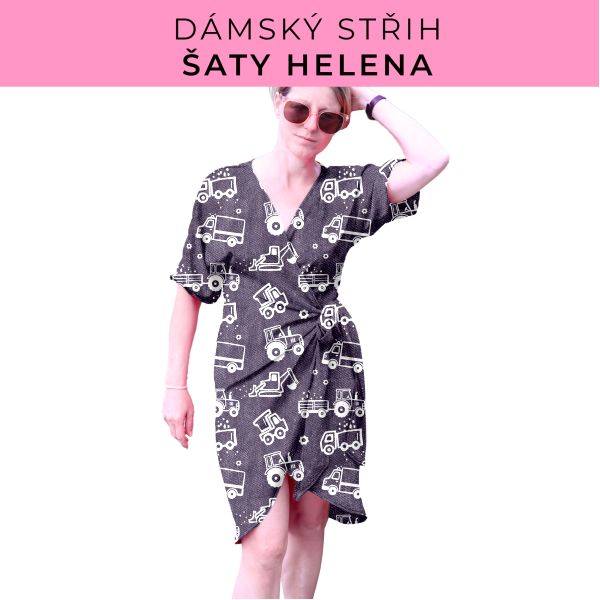 Dámský střih na šaty  Helena